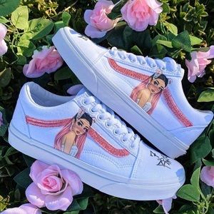 ariana grande custom vans